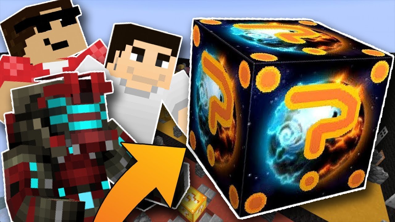 LUCKY BLOCKY Z MARSU!😱Lucky Block Race w/Sajmon, McCitron