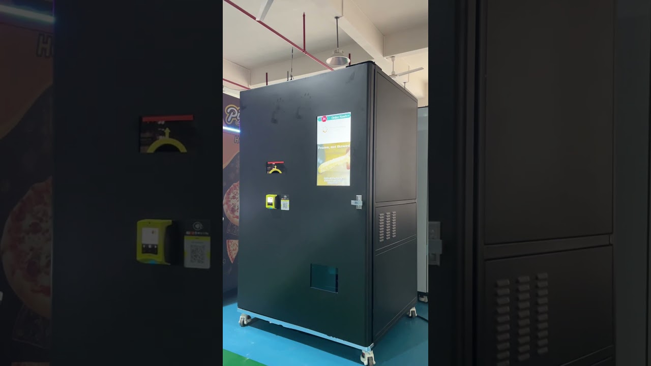 VL240428 French fries vending machine in Spanish