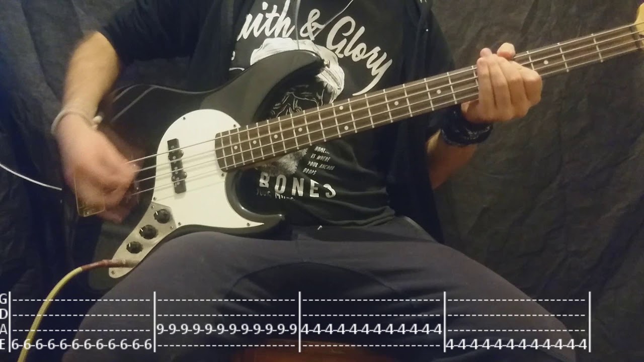 The Offspring - The Kids Aren't Alright Bass Cover (Tabs)