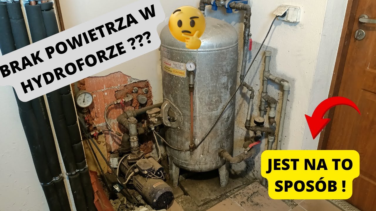Jak dobić powietrze do hydroforu ???
