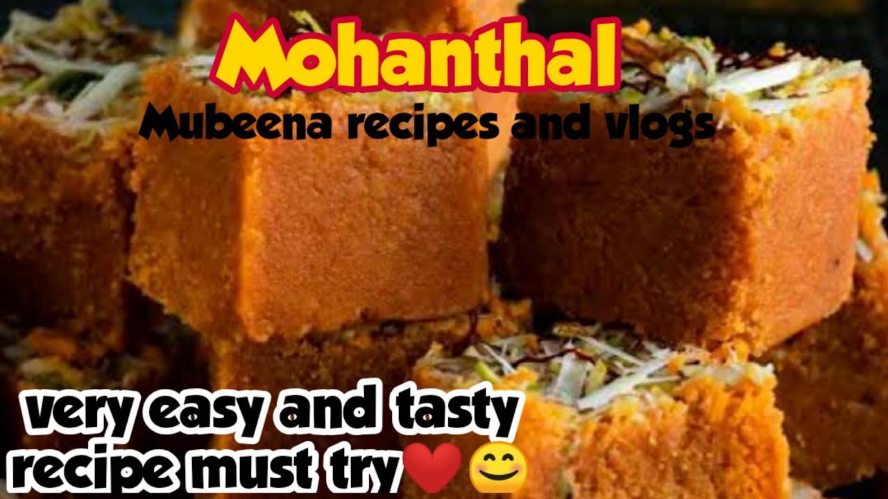 Mohanthal recipe | very easy recipe must try this on festival season#Mubeenarecipeyandvlogs