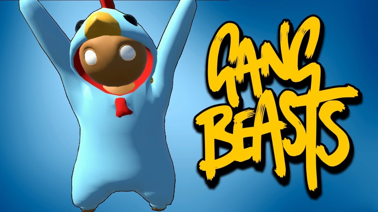 Gang Beasts Smesni Momenti - CHICKEN PILE POLETELO!!! W/ Cerix