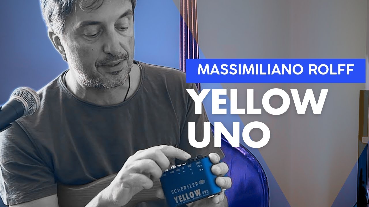 Massimiliano Rolff uses the YELLOW UNO instrument preamp with the electric bass