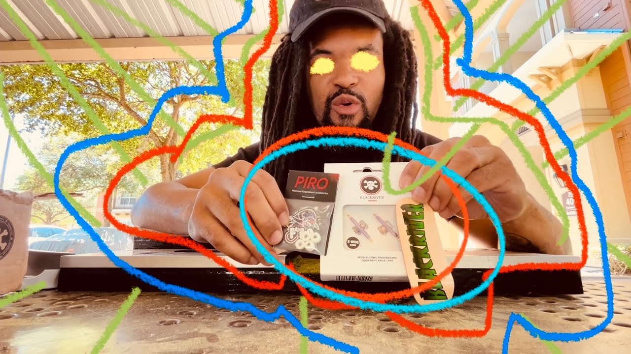 170$ Fingerboard Unboxing 💯🛹 Blackriver 36mm Deck X Piro Bowl Wheels