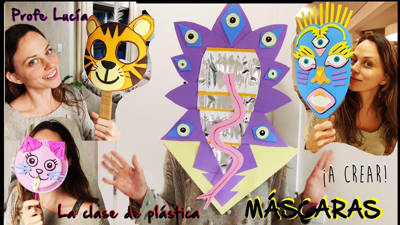 La clase de Plástica: Máscaras