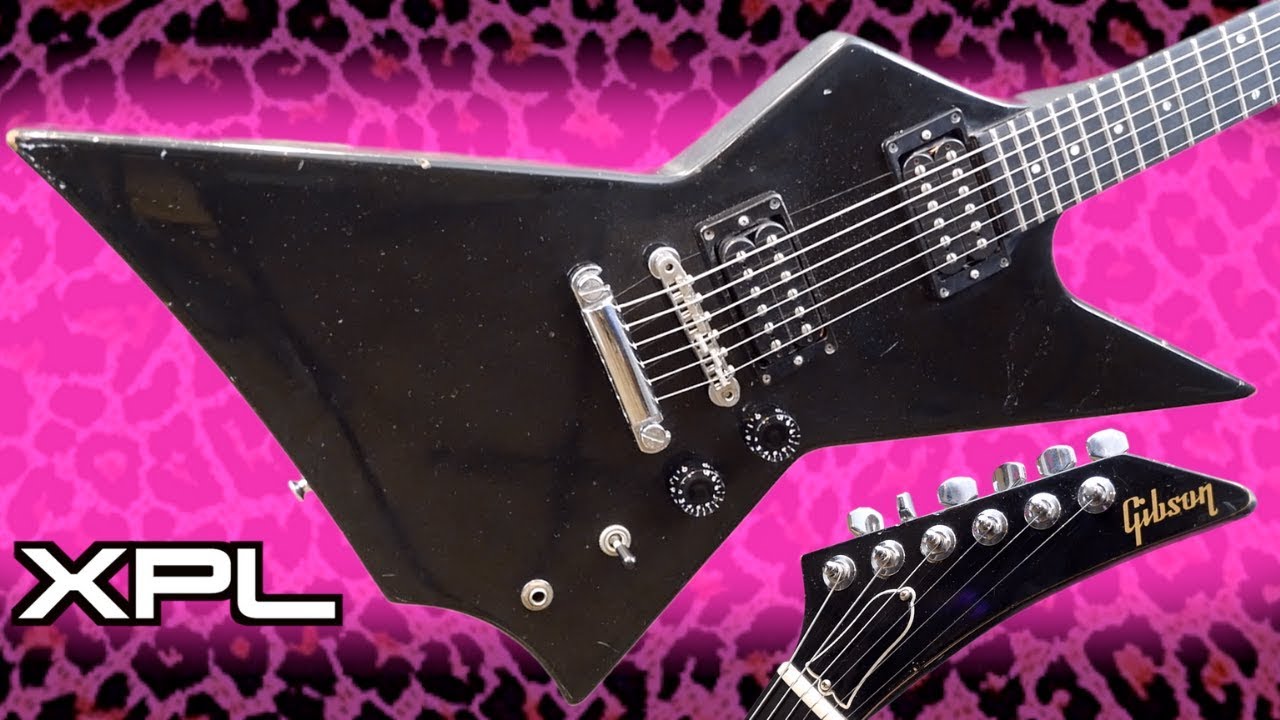 Такое могло существовать только в 80-х... | Gibson Explorer XPL Black 1985 года | Обзор + Демо