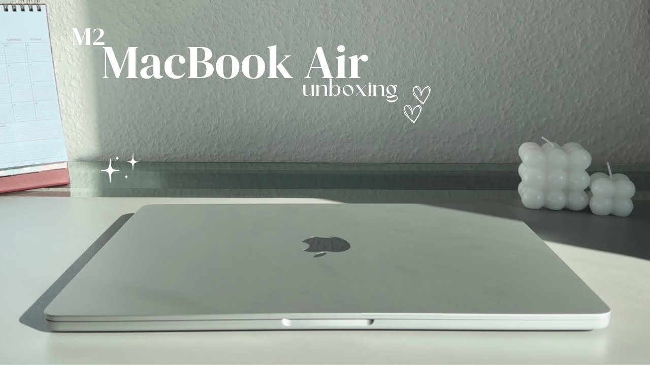unboxing my new MacBook Air M2 silver ✨📦 - disappointed, I didn’t expect THIS!!