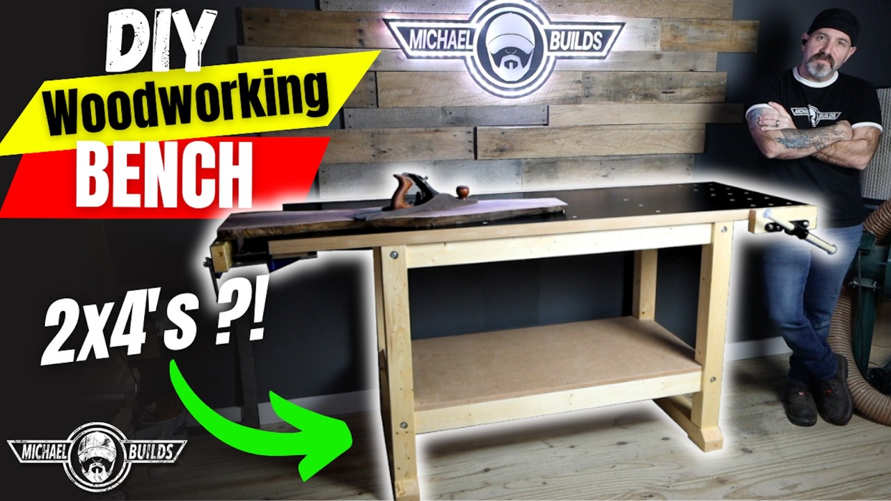 Woodworking Workbench on the CHEAP!