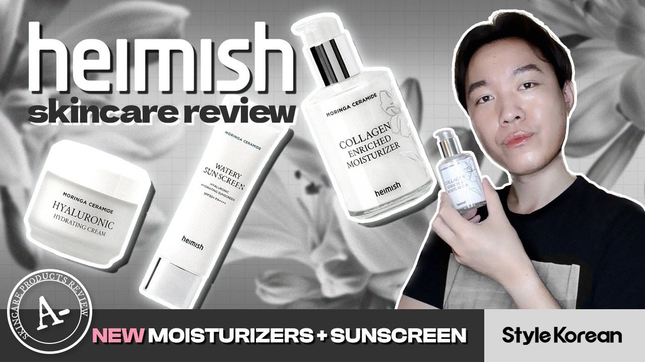 HEIMISH Skincare Review - Moringa Ceramide Moisturizers & Sunscreen (oily skin) 💦