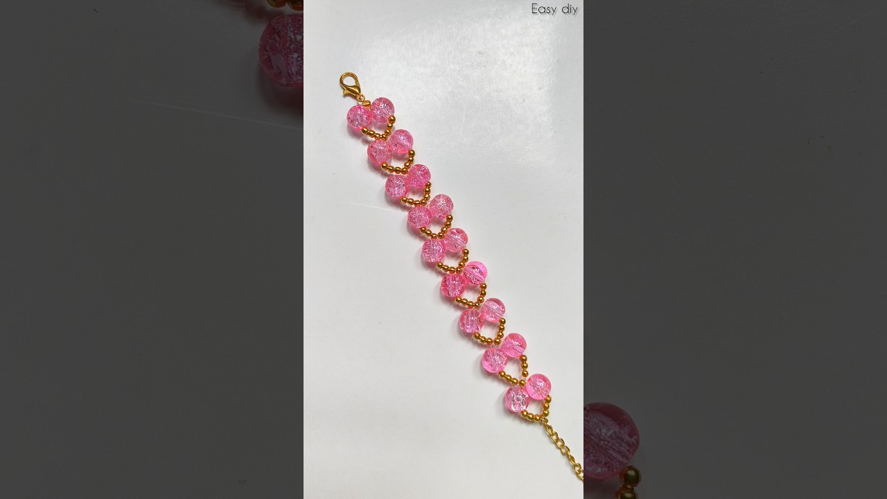 making bracelet diy bracelet for beginners #howtomakeabeadbracelet #youtubeshorts