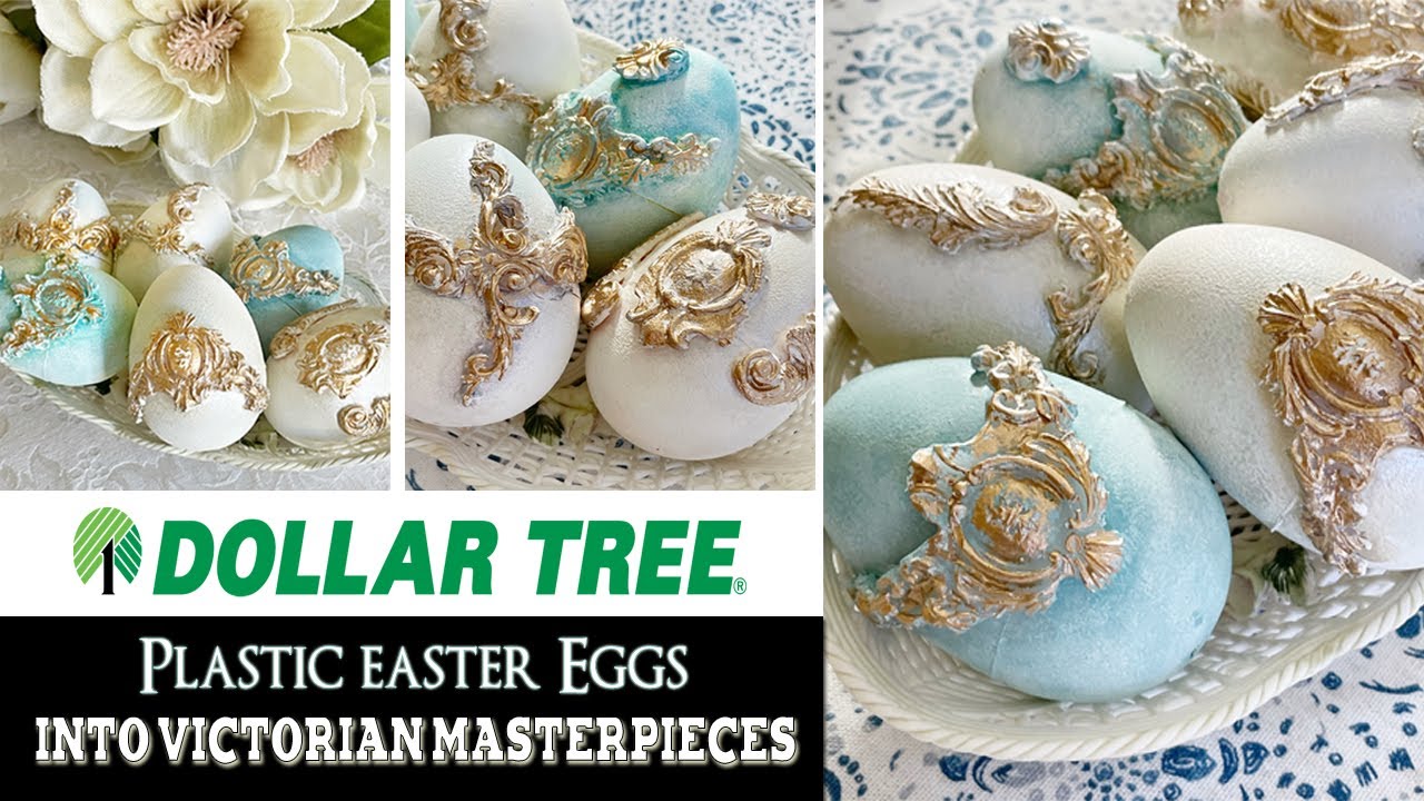 Turn Dollar Tree plastic easter eggs into this!