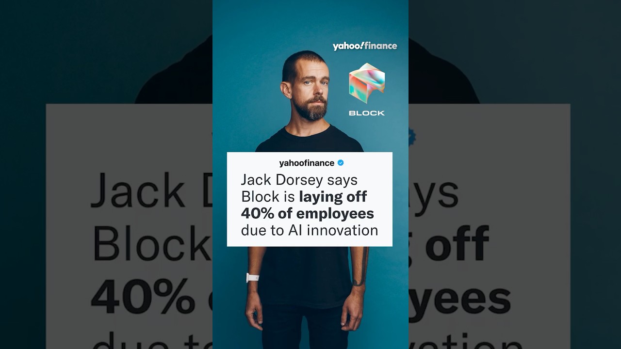 Jack Dorsey's Block lays off 40% of employees due to AI innovation.