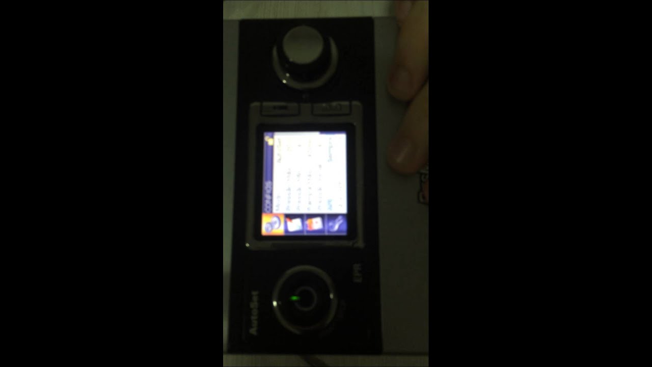 Como configurar CPAP S9 Autoset