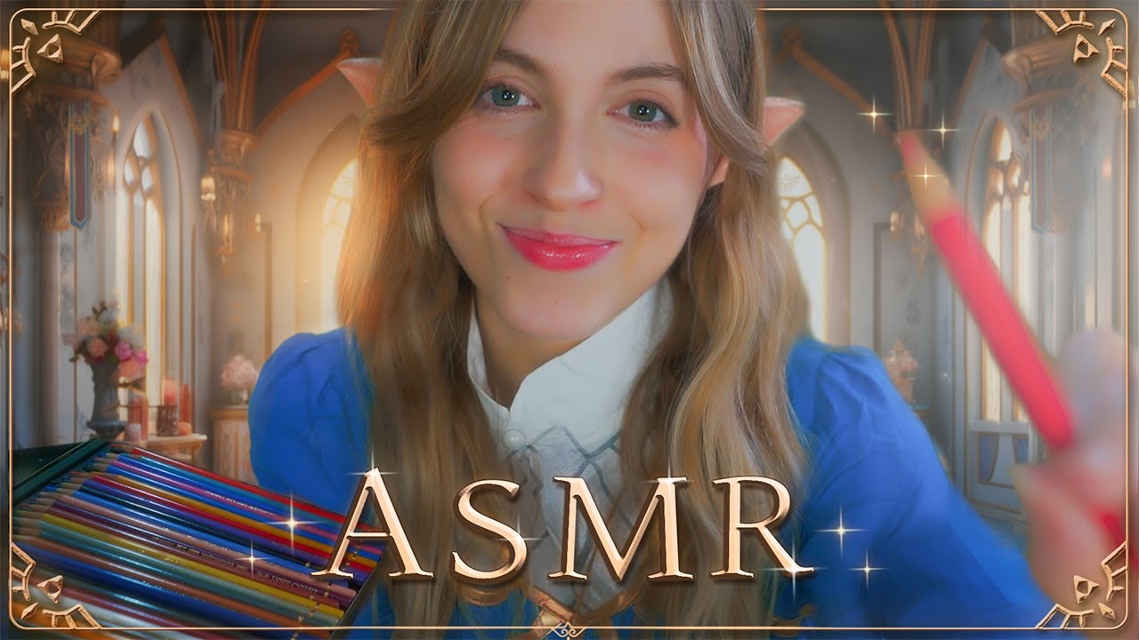 ASMR ZELDA ✧ Ты мой холст! ✧ Замок Хируле 🏰✨