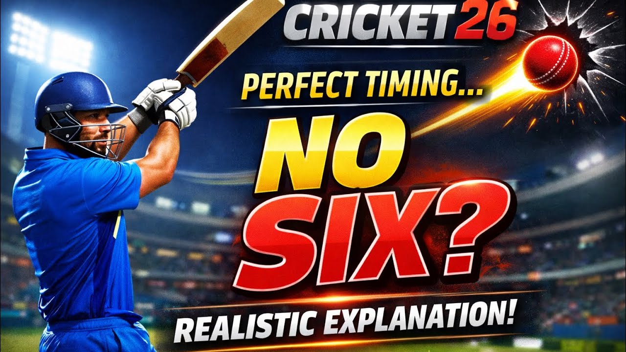 Cricket 26 Batting Tutorial | Perfect Timing ≠ Guaranteed Six 😱