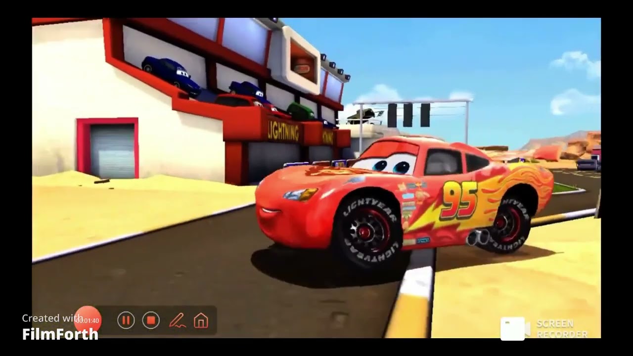 Cars Fast As Lightning - Victory Animations