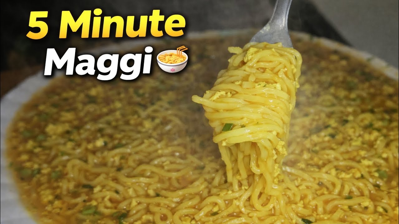5 Minute Maggi 🍜 | Simple & Tasty Maggi Recipe#ViralCooking#TrendingRecipe#EasyCooking#FoodVlog#food