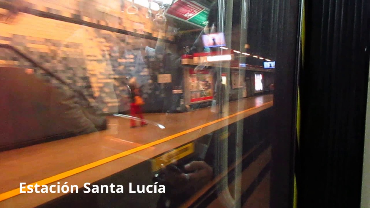 Metro de Santiago - Línea 1 NS93 POV (Moneda a Baquedano)