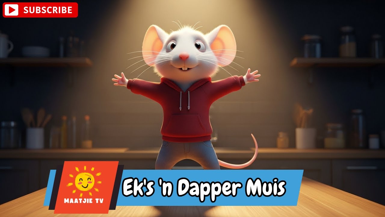 Ek's 'n dapper muis | Klassieke Afrikaanse Kinderliedjie | Maatjie TV