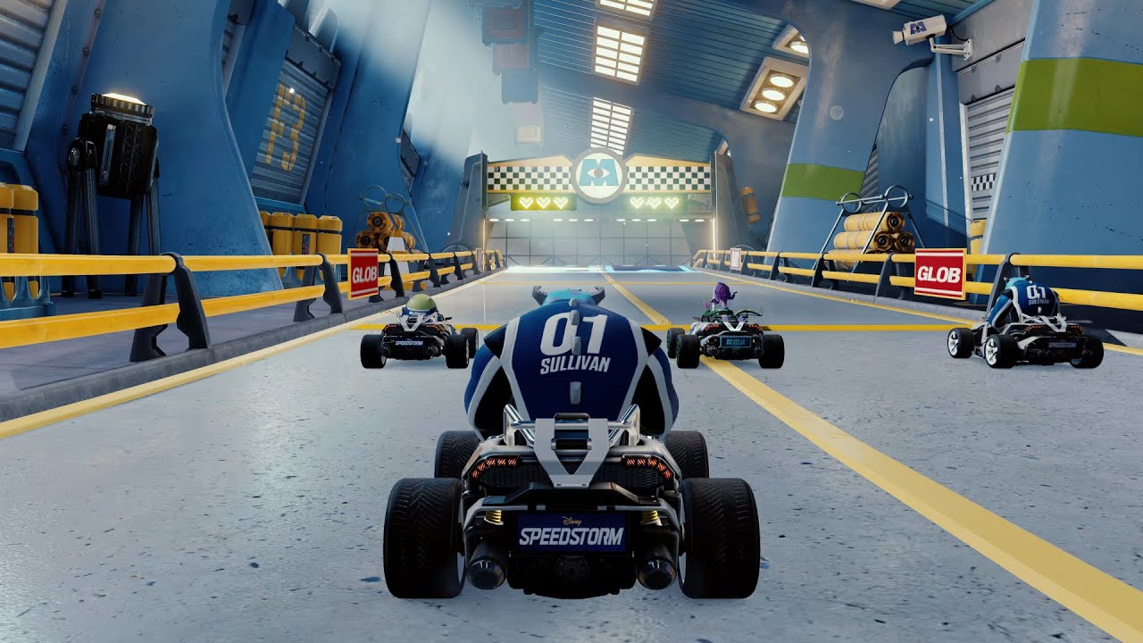 Disney Speedstorm - Incredible Monsters, Inc. Track (Chasing Doors: The Factory) PS5 4K 60FPS