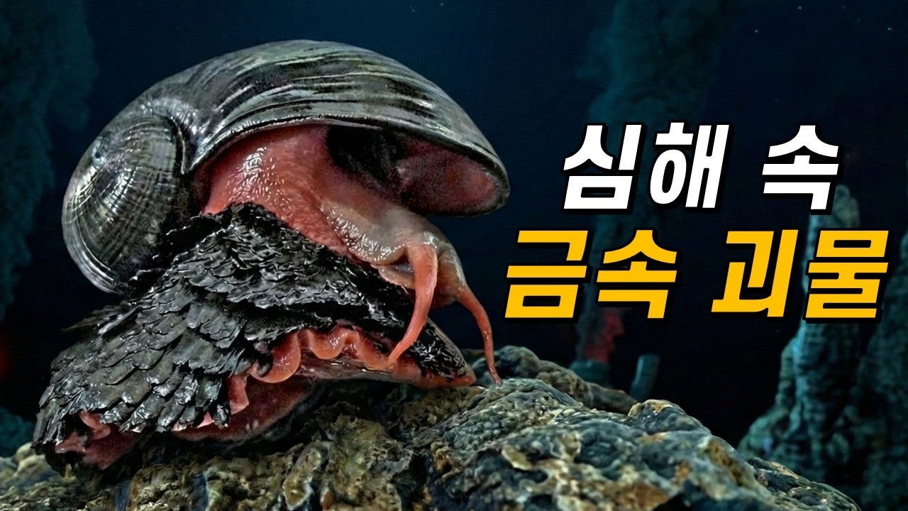 극한 생존, 해저 화산에 사는 방3업 달팽이이야기! (ft.비늘발달팽이)
