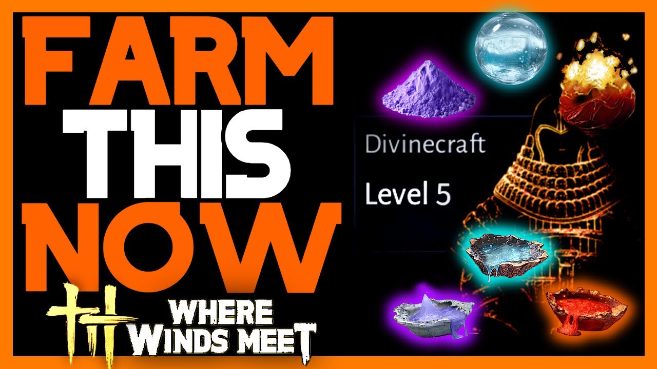 LEVEL UP DIVINECRAFT FAST! - HOW TO FARM (TIPS & TRICKS) | Where Winds Meet
