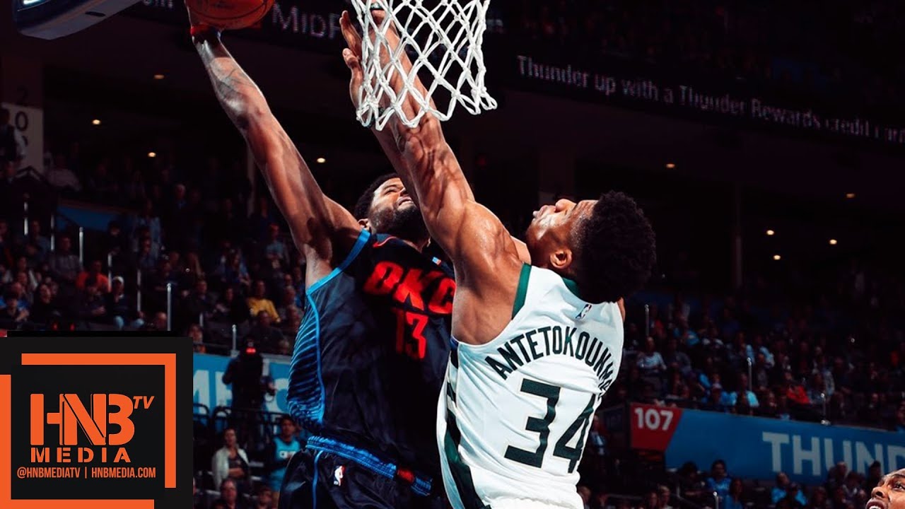OKC Thunder vs Milwaukee Bucks Full Game Highlights | 01/27/2019 NBA Season