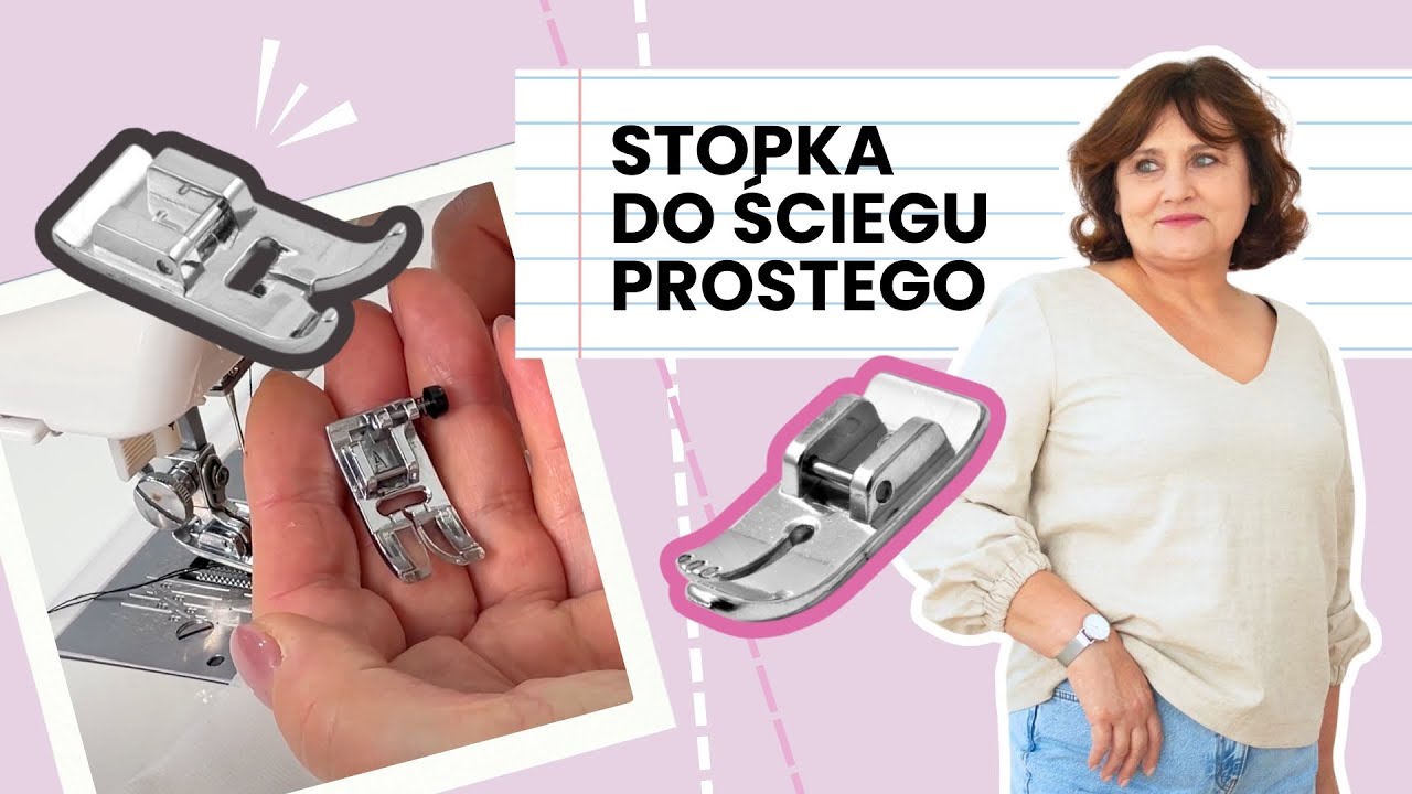 Stopka do ściegu prostego. Proste szycie 😉