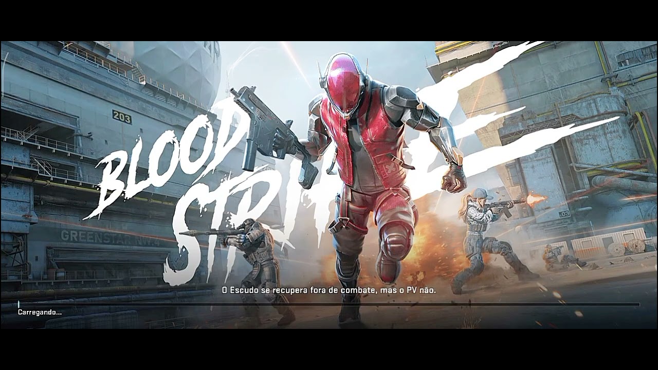 Jogando blood strike