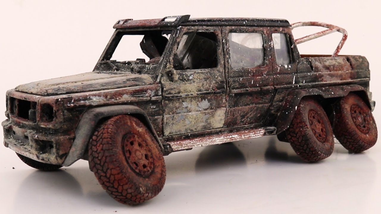 Restoration Mercedes Benz G Class 6x6 in 10 Minutes - G Class 6x6 Brabus Abandoned | Model Cars