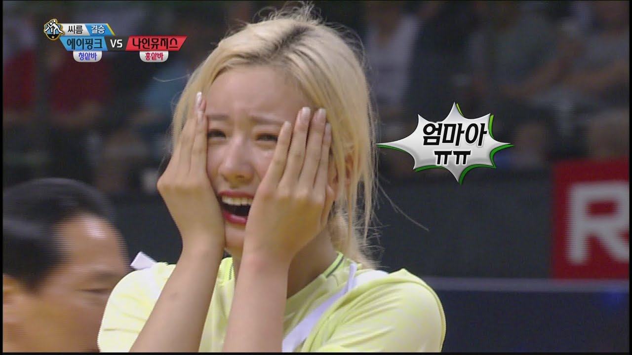 [Idol Star Athletics Championship] 아이돌스타 선수권대회 2부 - A pink VS Nine Muses Korean wrestling 20150929