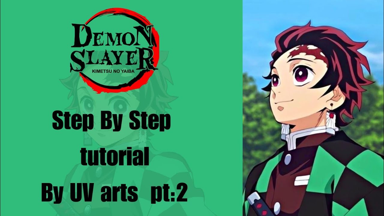 How to draw tanjiro kamado | demon slayer | STEp by step | tutorial 
