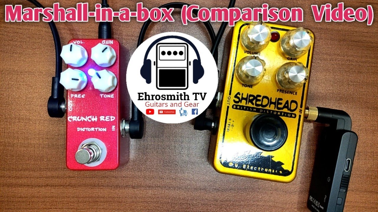 Mosky Crunch Red VS MV Shredhead Distortion Pedal (Comparison Video)