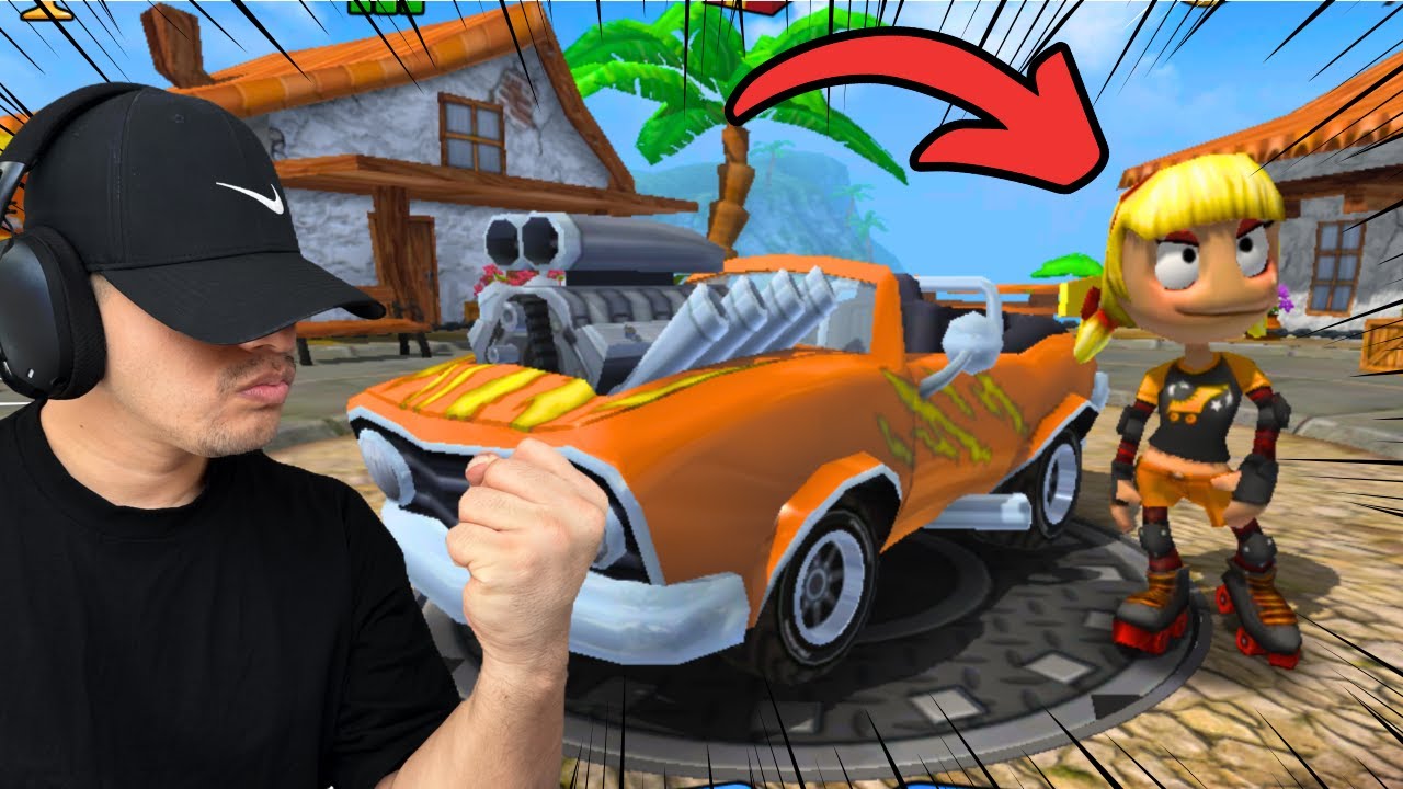 🔥¡ROXIE ROLLER ME DESAFIÓ y PASÓ ESTO! | Beach Buggy Racing PS5