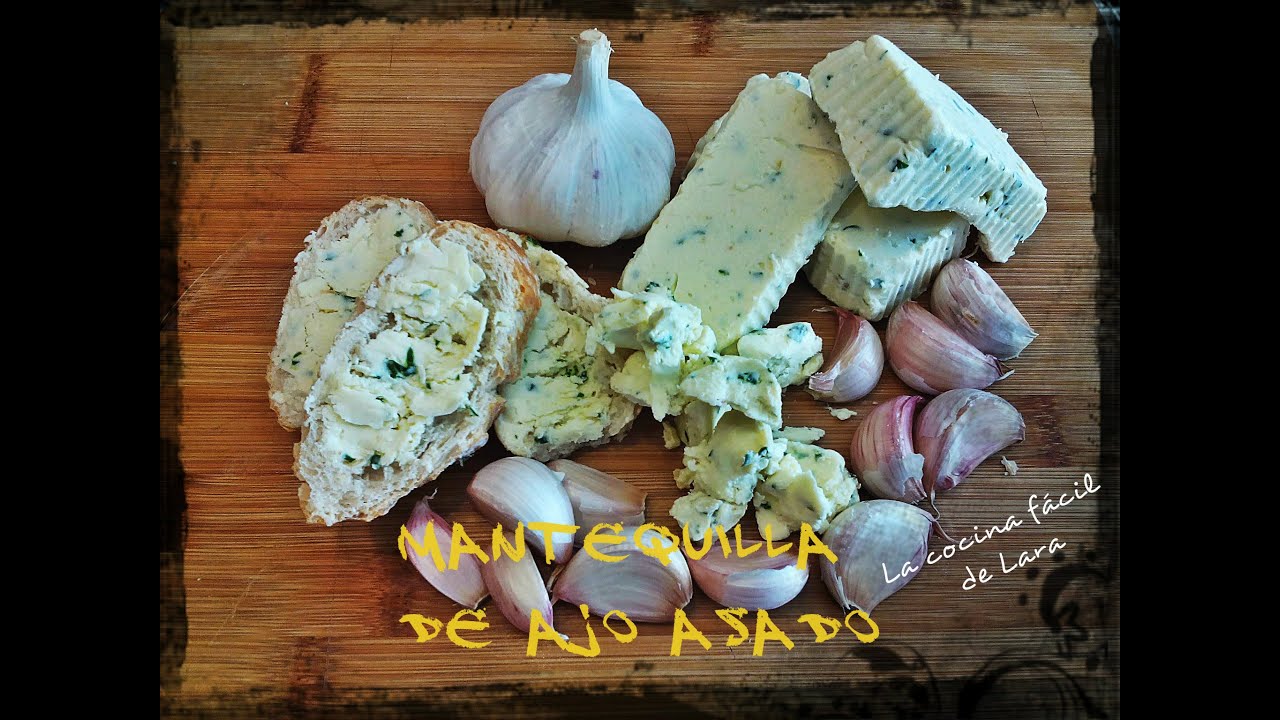 Mantequilla de ajo asado