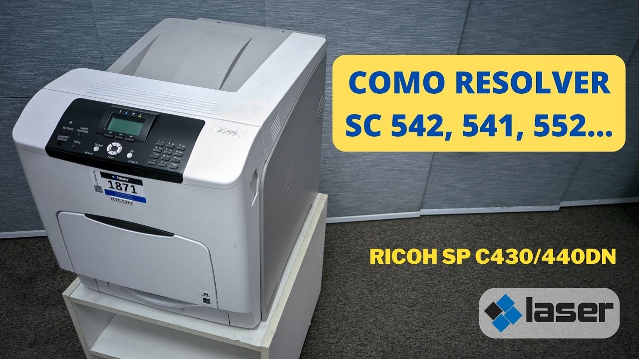 SC542 - RICOH C440DN - COMO RESOLVER