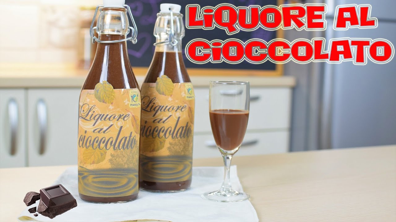 LIQUORE AL CIOCCOLATO FATTO IN CASA - Svelata la misteriosa ricetta.
