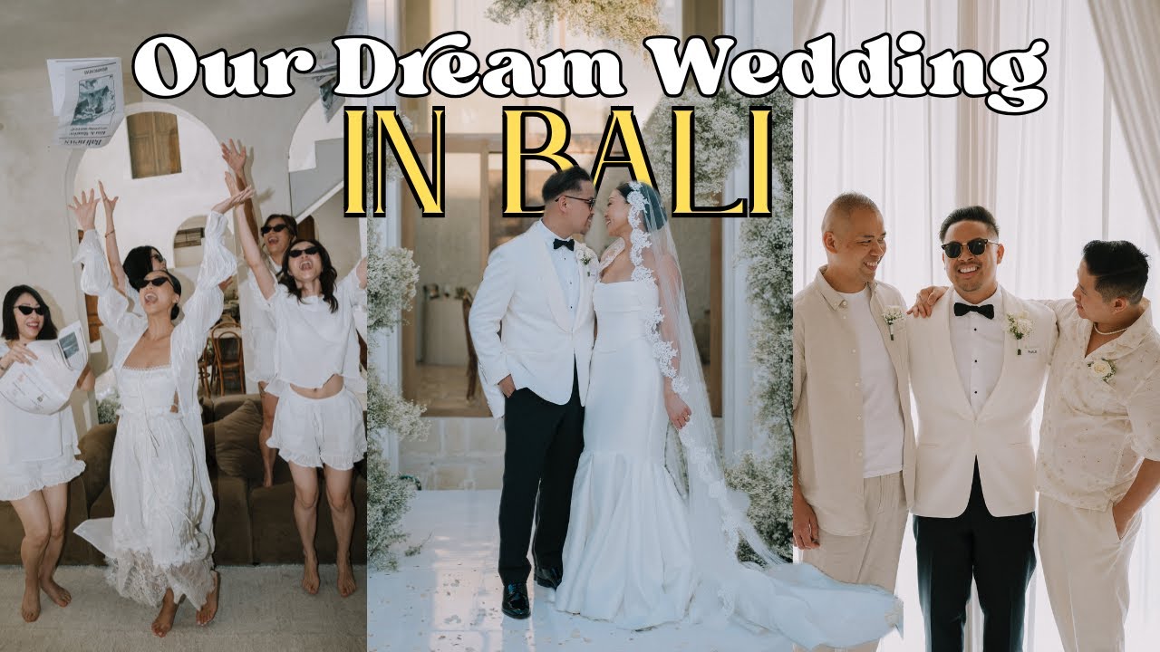 WHAT WE DID FOR OUR DREAM WEDDING IN BALI 🇮🇩 | Full Destination Wedding VLOG