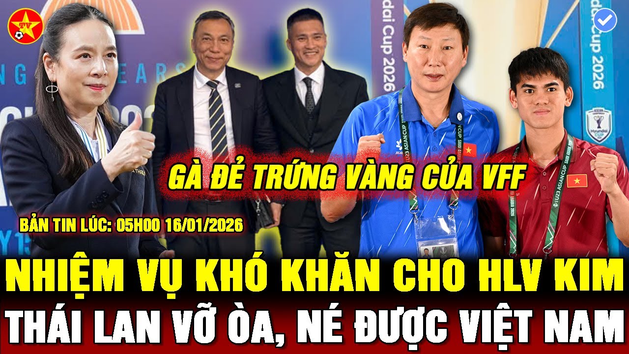 💖VFF GIAO NHIỆM VỤ VÔ ĐỊCH CHO HLV KIM, LÊ CÔNG VINH TUYÊN BỐ ĐT VIỆT NAM "KHÔNG NGÁN ĐỐI THỦ NÀO"