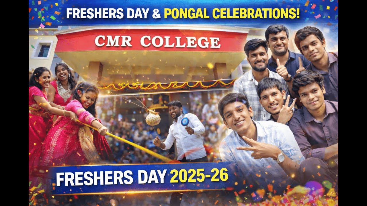 CMR College Freshers Day Vlog 2025-26 | Must Watch for Freshers