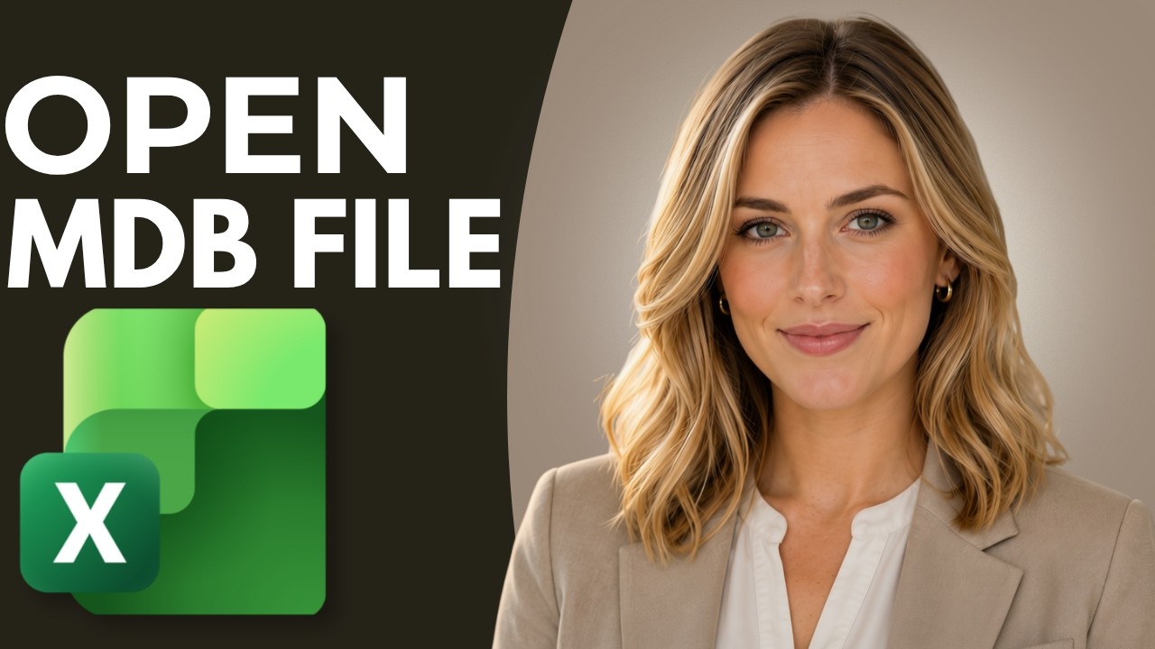How to Open  Mdb File in Excel (Full Guide)