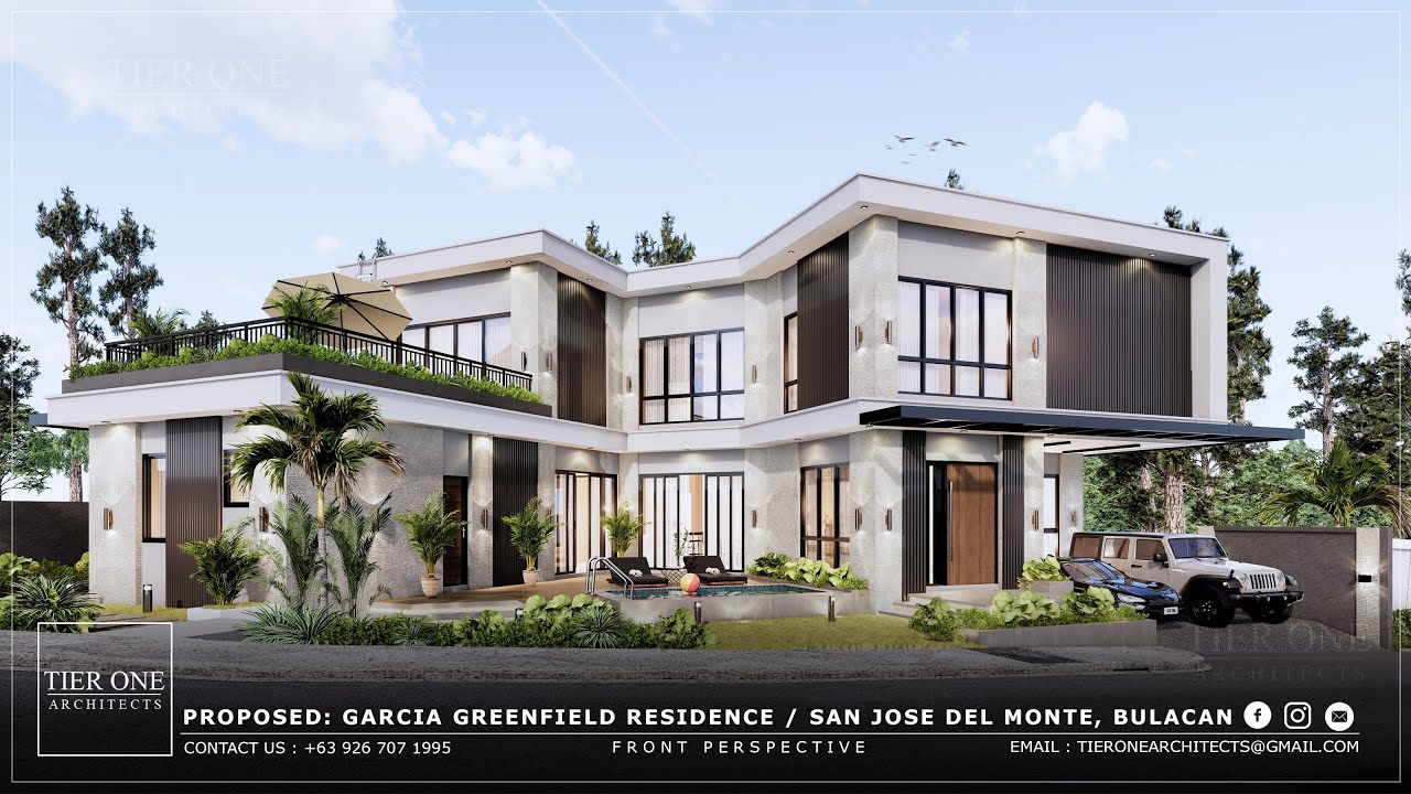 G & G RESIDENCE - ±500 SQM House - 400 SQM Lot - Tier One Architects