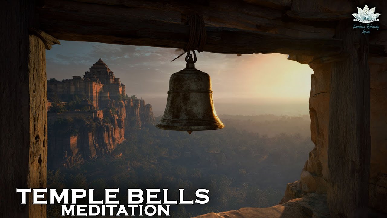 Powerful Temple Bells + Soft Piano | Cleanse Aura & Reduce Negativity | Timelesss Relaxing Music