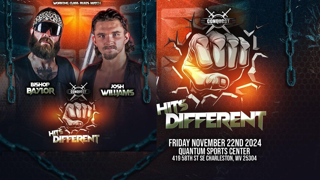 [FREE MATCH] Hits Different: Josh Williams vs Bishop Baylor Grudge Match, with Working Class Rules!!