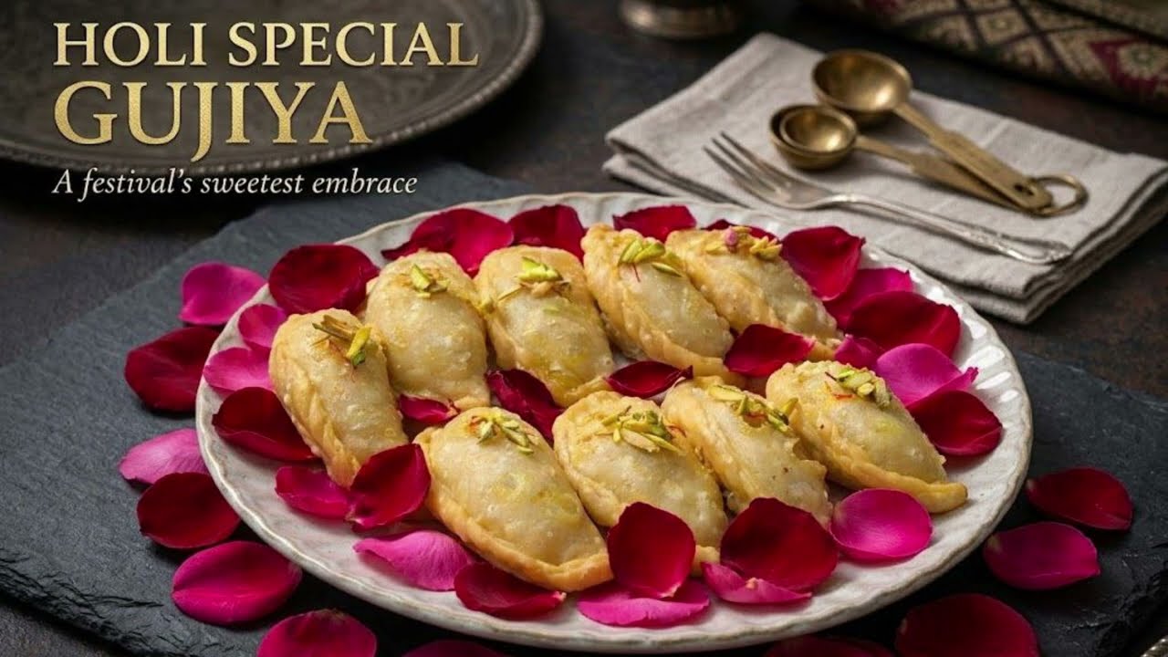 Holi Special Gujiya 😍 #viral #trending  #homemade #holi #recipe #ytshorts #food #gujiya
