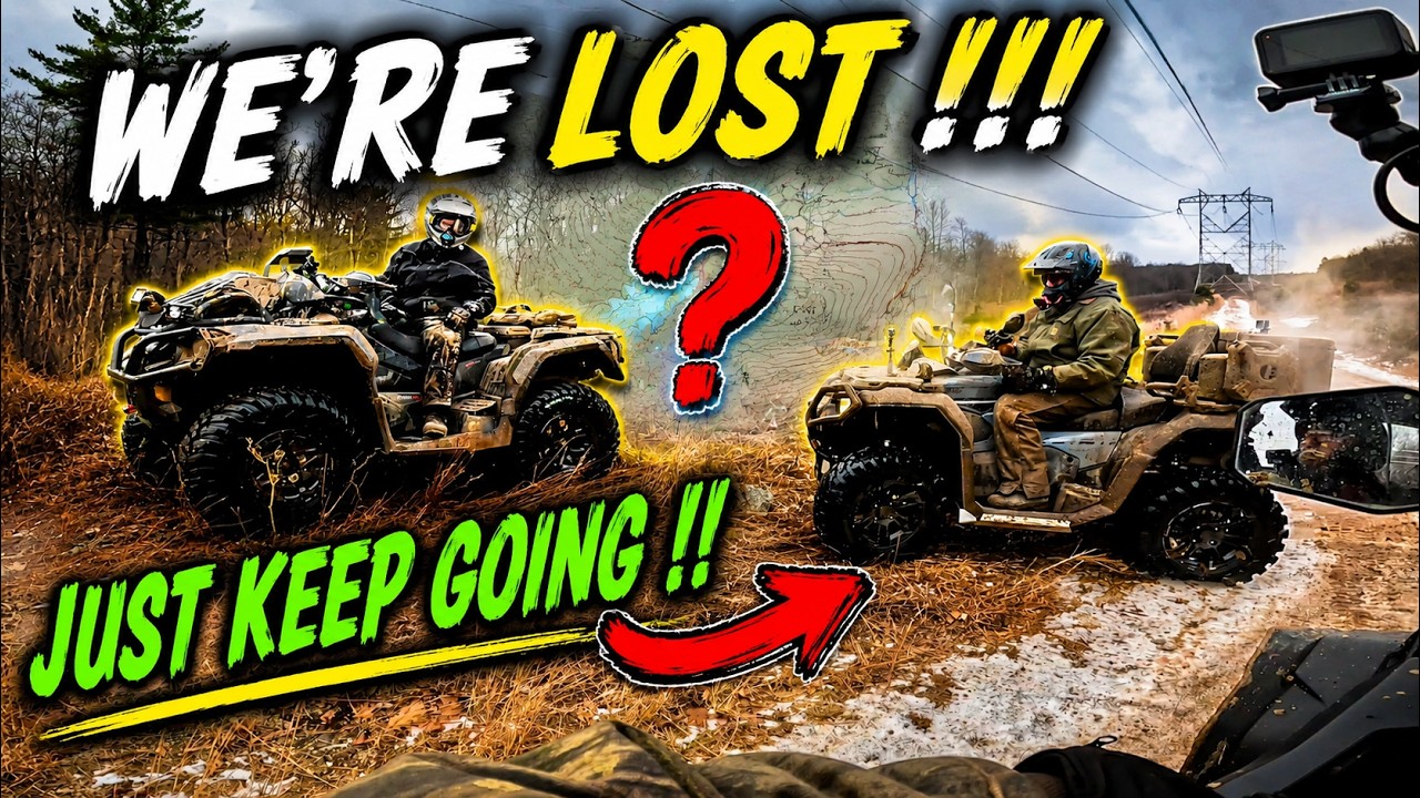 LOST And COLD ATV-SXS Ride!