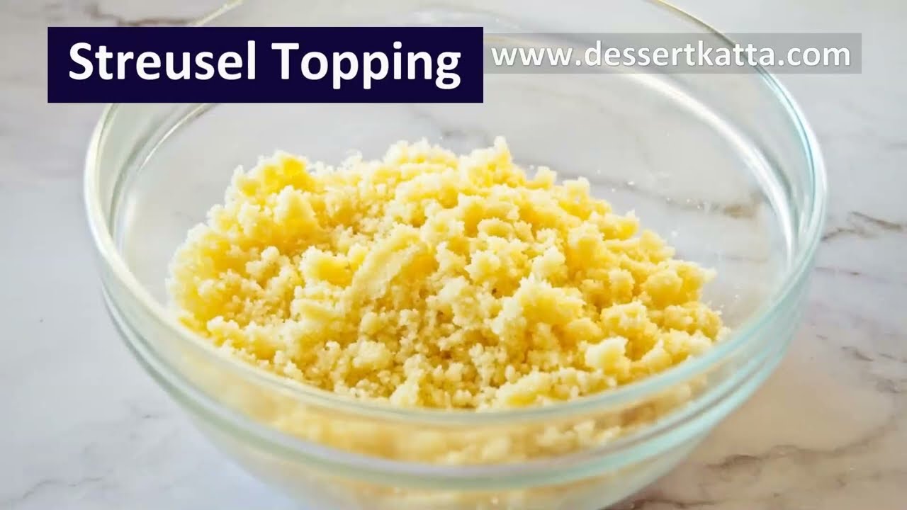 Streusel Topping | Streusel Topping Recipe | Streusel Topping For Muffin