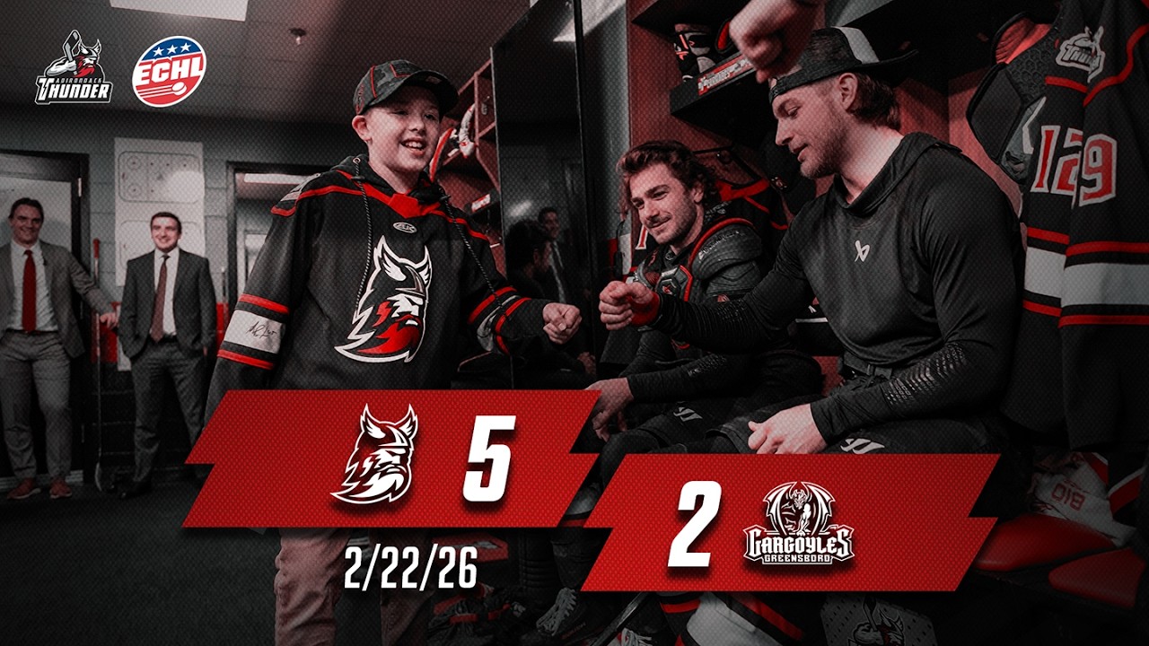 2/22/26 Highlights Greensboro Gargoyles 2 - Adirondack Thunder 5`