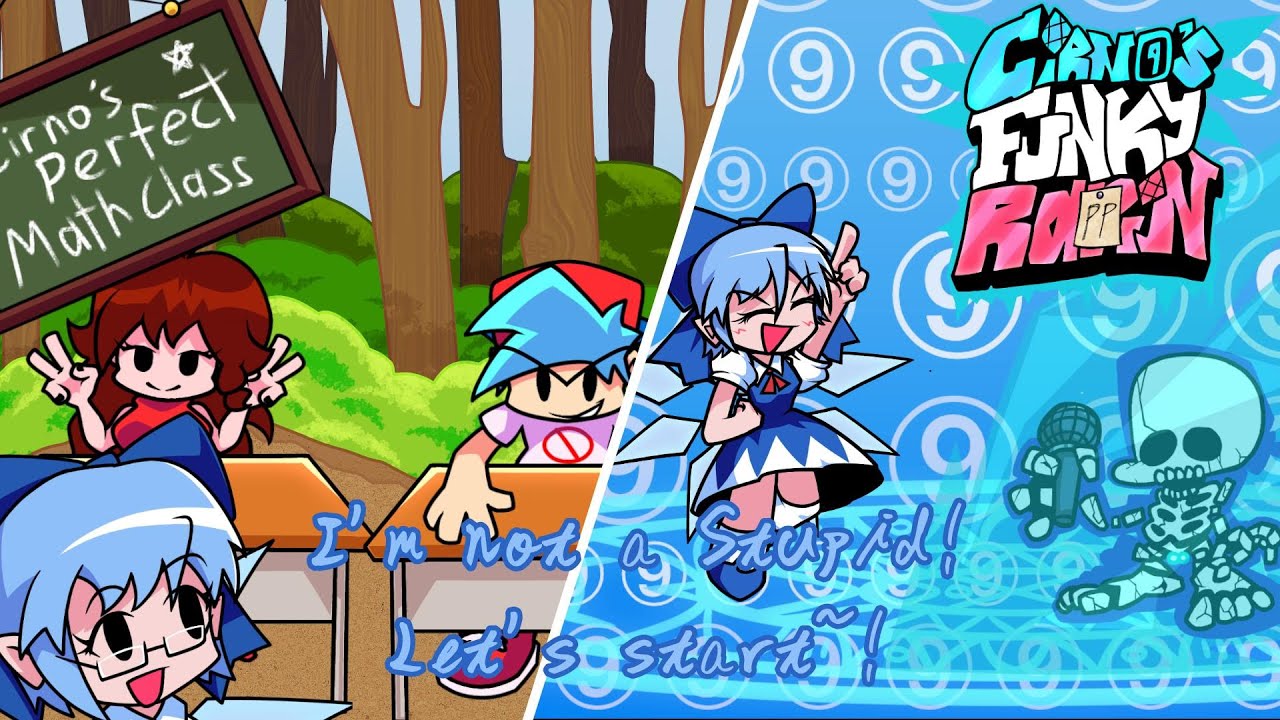 【FNF/Touhou】9/9はチルノの日! Let's study together!【ゆっくり実況】【FNF: Cirno's Funky Rappin' (Vs. CIRNO)】