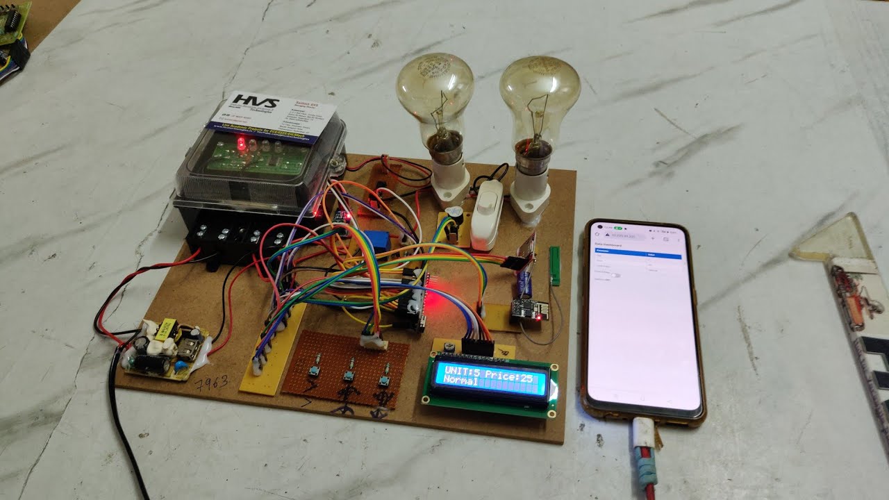 Система мониторинга интеллектуальных счетчиков электроэнергии IoT с функцией обнаружения кражи.
